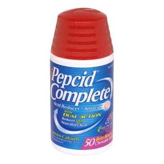 Pepcid Complete Acid Reducer + Antacid with Dual Action, Berry Blend 