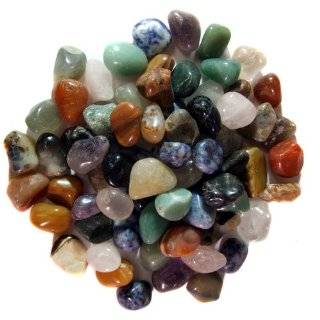 One Pound of Brazilian Polished Stones Packaged in a Velvet Bag 28 30 