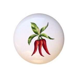  Red Hot Chili Peppers Pepper Drawer Pull Knob
