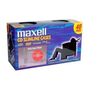   New   Maxell CD 365 Slimline Jewel Cases   T37875 Electronics