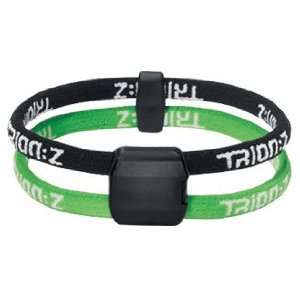 Trion Z Black/Green Ionic/Magnetic Dual Loop Single Bracelets   Trionz 