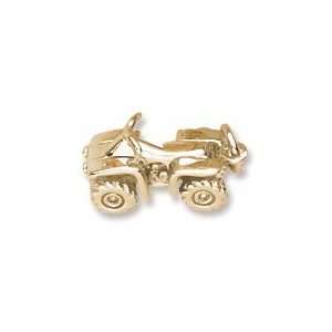  All Terrain Vehicle Charm in Yellow Gold Jewelry