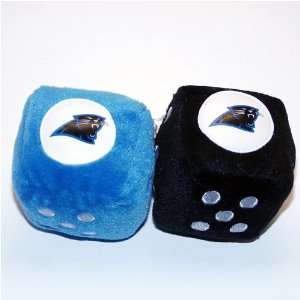 NFL Panthers Fuzzy Dice