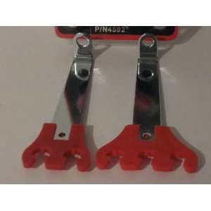 Spectre Pro Wire Loom Set in RED & Chrome  7mm to 8.8mm Applications 