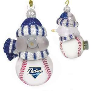   San Diego Padres MLB All Star Light Up Acrylic Snowman Ornament (3