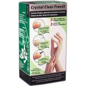  Crystal Clear French Instant Brush on Nail System Beauty