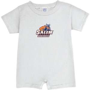 Salem State Vikings White Logo Baby Romper  Sports 