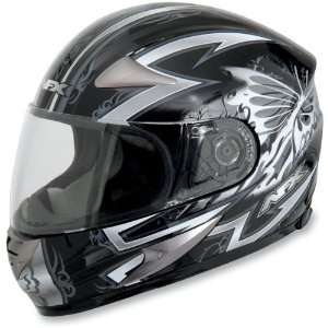  AFX Black Silver Passion FX 90 Helmet Small Automotive
