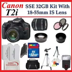  Canon EOS Rebel T2i SLR Digital Camera Kit with Canon 18 