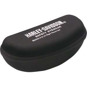  Harley Davidson Safety Eyewear Black Zipper Case #HD903 