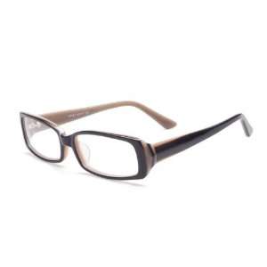   HT082 prescription eyeglasses (Black/Coffee)