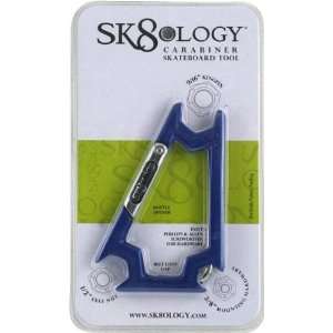  Sk8ology Carabiner Tool Blue Silver Skate Tools Sports 