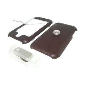  Leather Overlay Crystal Case Cover with Flip Up Lens Touch Screen 