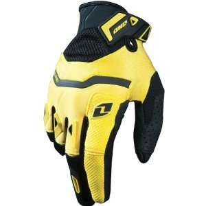    Road/Dirt Bike Motorcycle Gloves   Black/Yellow / Large Automotive