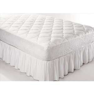  Quilted PillowTop Down Mattress Cover   Twin (White) (1.5 
