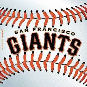  San Francisco Giants Baseball   Beverage Napkins 
