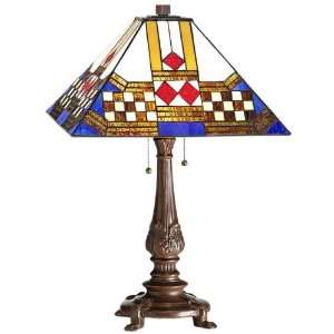   Sedona Tiffany Style Table Lamp   table lamp, Brown