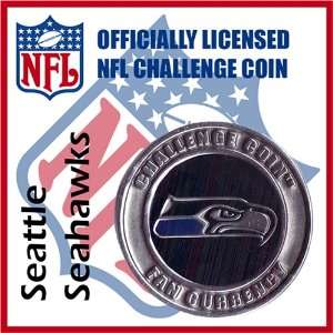  Seattle Seahawks NFL Football Helmet Challenge Coin Poker 