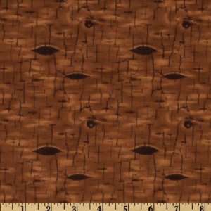 44 Wide Timeless Treasures Flannel Woodgrain Brown Fabric By The 