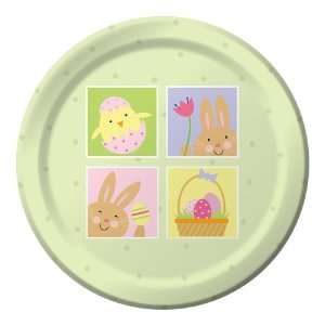  Spring Bunny Paper Luncheon Plates