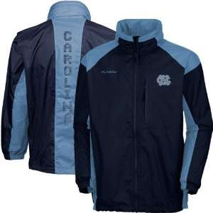  Columbia North Carolina Tar Heels (UNC) Navy Blue 31 Blast Full Zip 