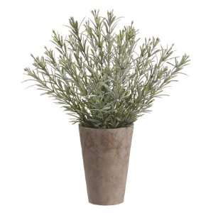 16 Rosemary Herb Silk Plant w/Paper Mache Pot (case of 6)  