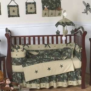  Green Camo Baby Bedding   9pc Crib Set Baby