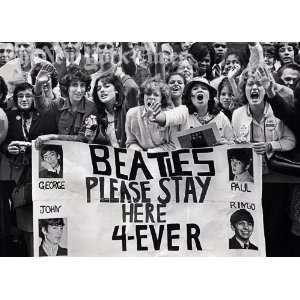 Greeting the Beatles at the Paramount Theater   1964 