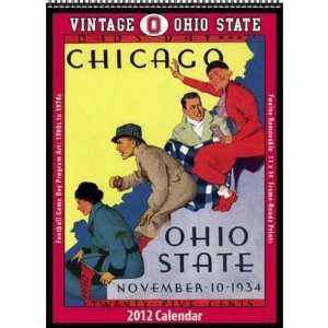  Ohio State Buckeyes 2012 Vintage Football Calendar Sports 