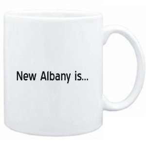  Mug White  New Albany IS  Usa Cities