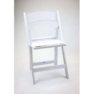  Folding Chair   Resin Wedding Folding Chair (Set of 4) in White 