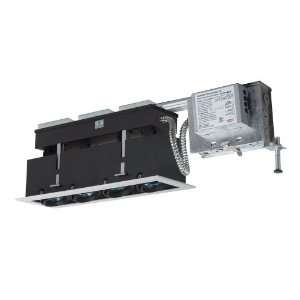   Remodeling, 50W MR16 4 Light Linear, Black Interior With White Trim