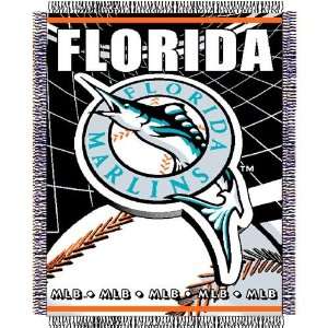 Florida Marlins Triple Woven Team Blankets