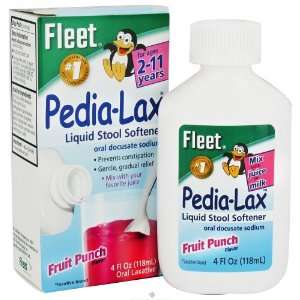  FLEET PEDIA LAX LIQ STOOL SOFT Size 4 OZ Health 