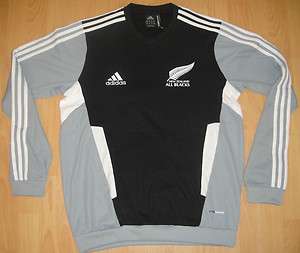 adidas New Zealand All Blacks Training Top Rugby World Cup Warm Up 