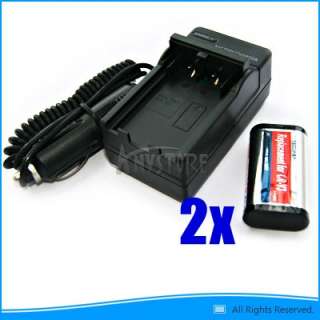 2x CRV3 Battery+Charger for Kodak CX4230 C530 C360 CD40  