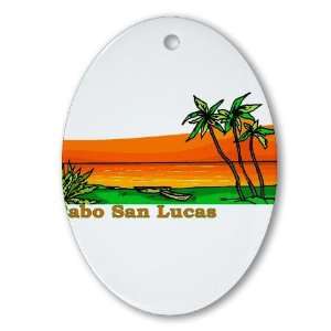  Cabo San Lucas, Mexico Love Oval Ornament by  