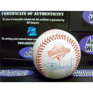   Autographed/Hand Signed 1992 World Series Baseball