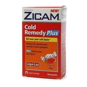  Zicam Cold Remedy Plus Sore Throat Relief Liquid Lozenges 