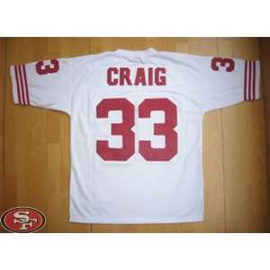  Throwback White Jerseys Authentic Football Jersey