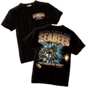 UNITED STATES NAVY SEABEES Military T Shirt  