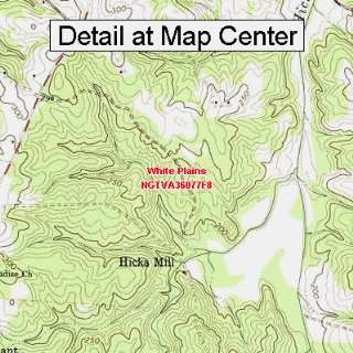   Map   White Plains, Virginia (Folded/Waterproof)