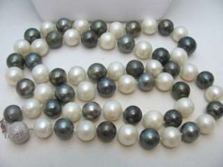 14+ MM 32 OPERA SOUTH SEA & TAHITHIAN PEARL NECKLACE  