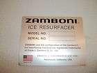 Genuine Zamboni Ice Resurfacer ID Tag Plate, 81 18790