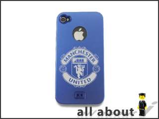 Manchester United Logo for i Phone 4 4S Protective Metal Case Aluminum 