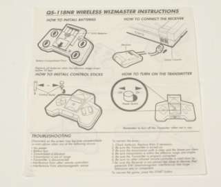 Nes Nintendo Quickshot Wireless Wiz Master Controller  