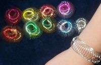 dozen Spiral Slinky Metallic Bracelets kids/teens *  
