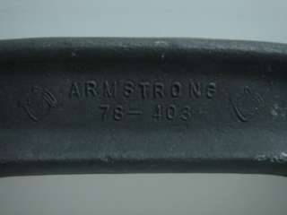 VTG Armstrong C Clamp Drop Forged Steel Extra Deep Throat 