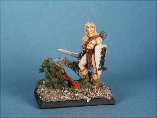 Fenryl painted miniature Barbarian Warrior  