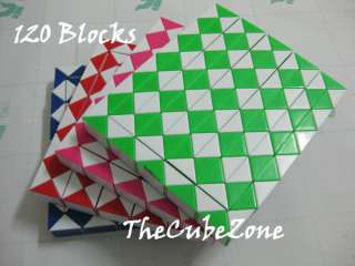 Rare 120 Blocks Rubiks Snake Rubiks Cube Puzzle  